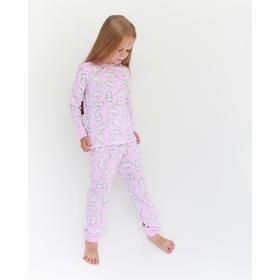 

Пижама для девочки (джемпер, брюки) KAFTAN «Зайцы», рост 98-104 см (30)