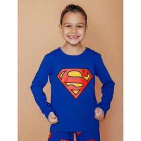 

Пижама для мальчиков Superman, рост 116 см, цвет синий