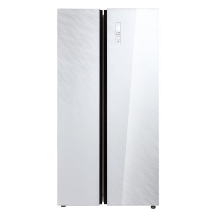 Холодильник Körting KNFS 91797 GW, Side-by-Side, класс А+, 510 л, цвет белое стекло