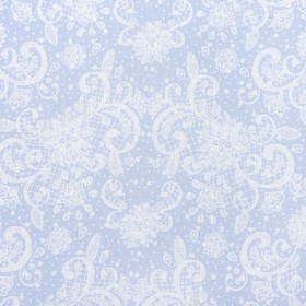 

Простыня на резинке Этель 160*200*25 см, "Иней", 100% хлопок,поплин, 125 гр/м2