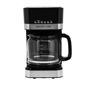 

УЦЕНКА Кофеварка Galaxy LINE GL 0711, капельная, 1100 Вт, 1.8 л, черная