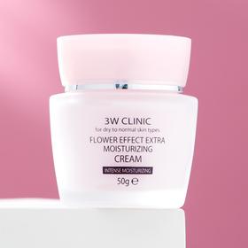 

Увлажняющий крем для лица 3W CLINIC с цветочными экстрактами, 50 г