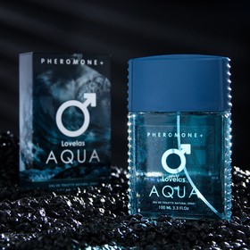 Туалетная вода мужская с феромонами Lovelas Aqua, 100 мл