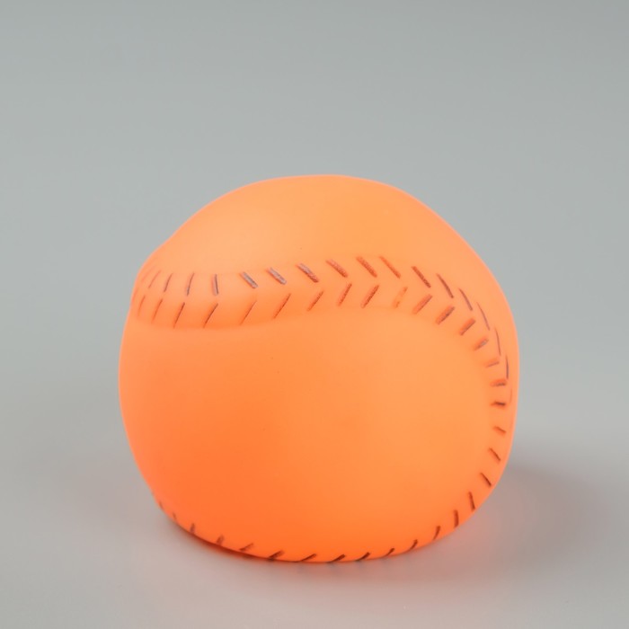 Игрушка резиновая пищащая "Мяч Гольф", 6,5 см