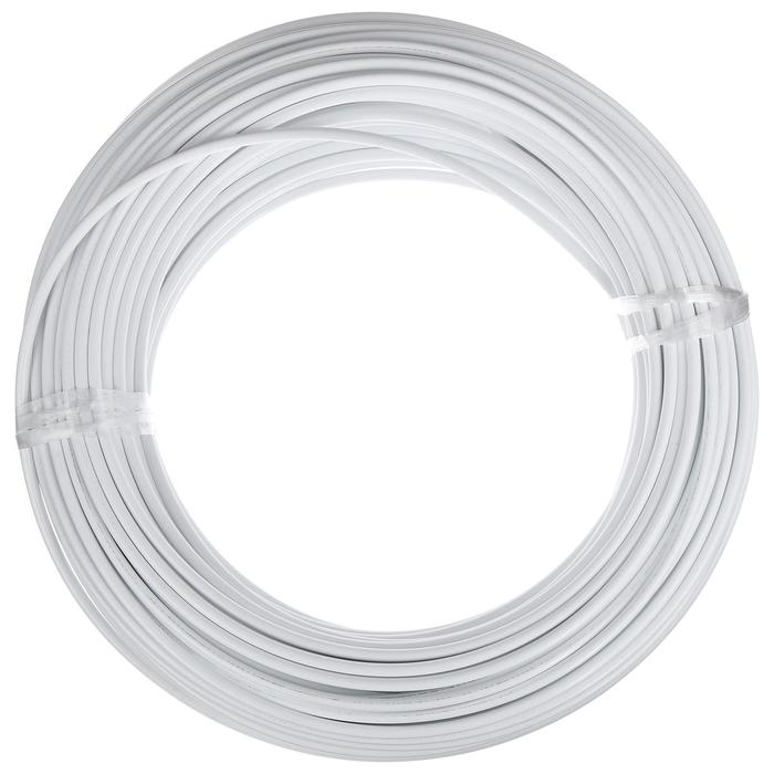 фото Оплётка для троса тормоза 5 мм х 50 м, цвет белый