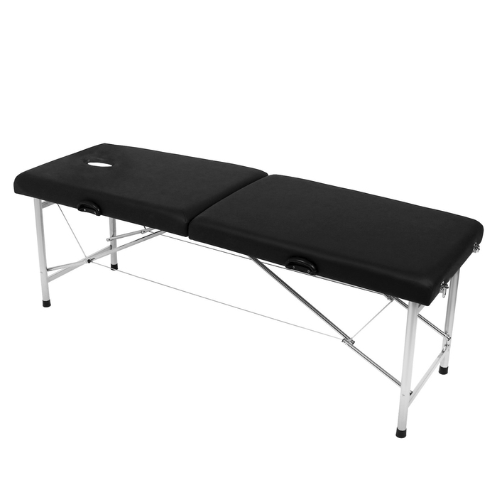 Массажный стол «Колибри» 180×60×70, цвет чёрный