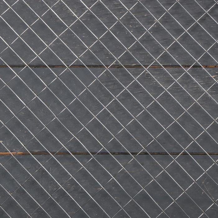 

Сетка оцинкованная, сварная, 1 × 25 м, ячейка 12,5 × 12,5 мм, d = 1 мм, металл