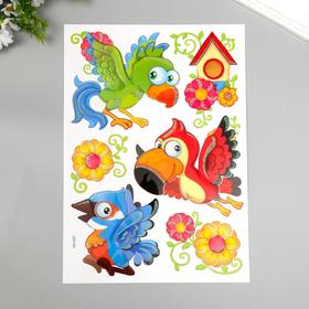

Декоративные наклейки Home Decor "Попугаи" 29х41 см