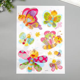 

Декоративные наклейки Home Decor "Весёлые бабочки" 29х41 см