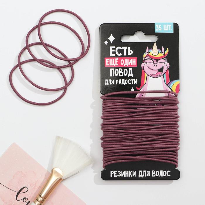 

Набор резинок на подложке "Повод для радости", 35 шт, d= 4 см.