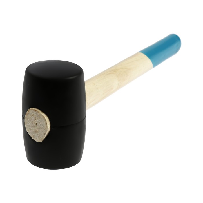 Киянка TUNDRA, деревянная рукоятка, черная резина, 220 г