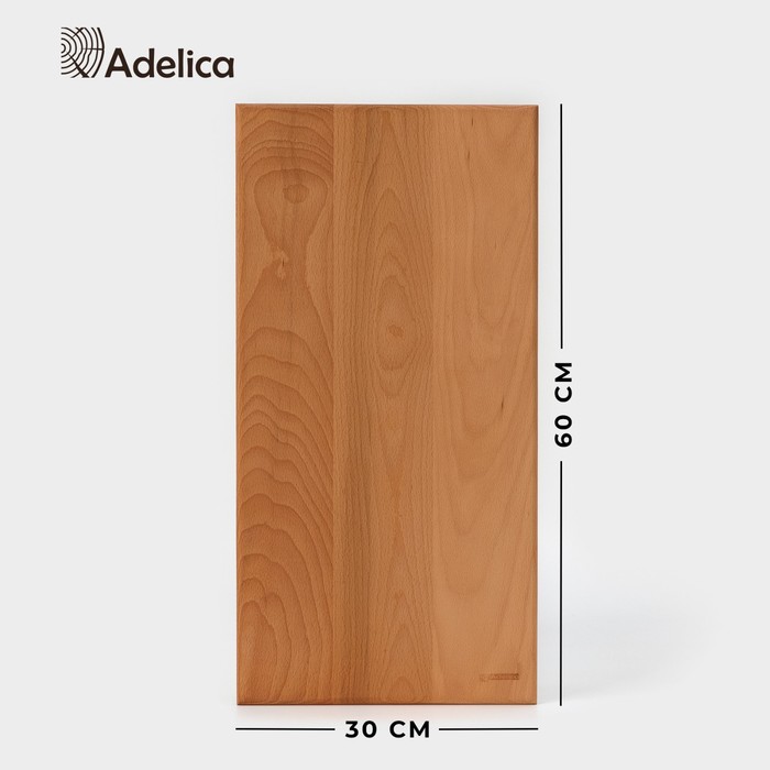 Доска разделочная Adelica «Профессиональная», 60×30×2 см, бук доска разделочная adelica темный граб 9278415