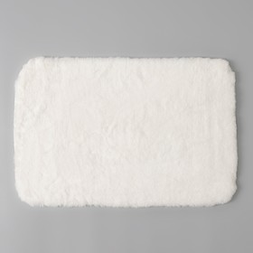 

Коврик для дома Доляна «Кролик», 40×60 см, цвет белый