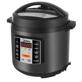 

Мультиварка Midea MPC 6033, 400 Вт, 2 л, 5 программ, антипригарное покрытие, серебристая