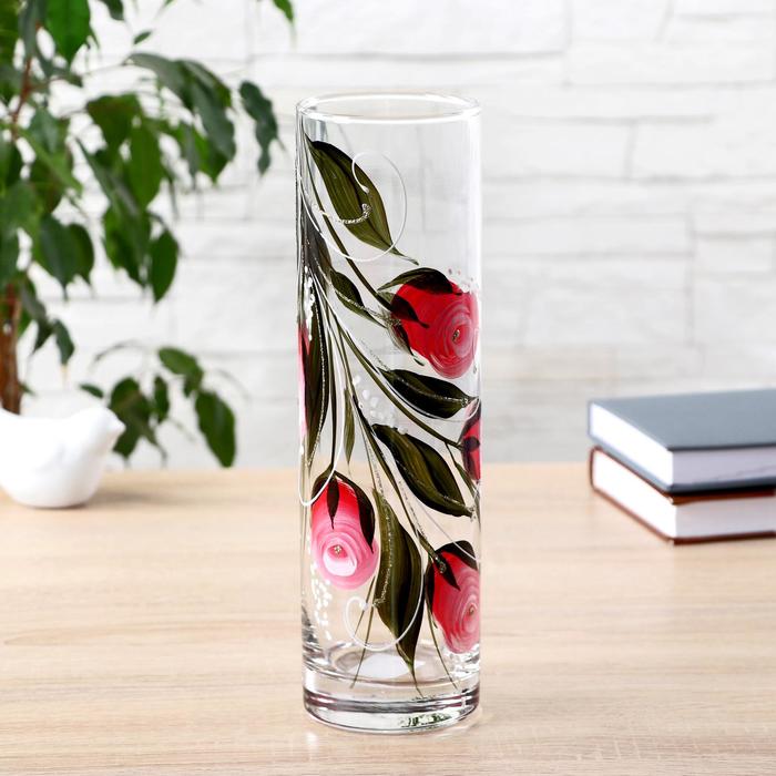 

Ваза FLORA "Розовый бутон" d-8см, h-26,5 см