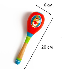 Музыкальная игрушка маракас «Ёжик», 20 см Ош