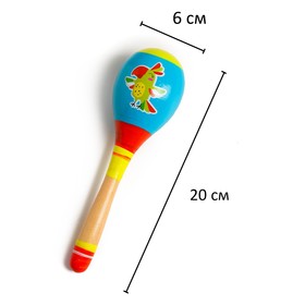 Музыкальная игрушка маракас «Попугай», 20 см Ош