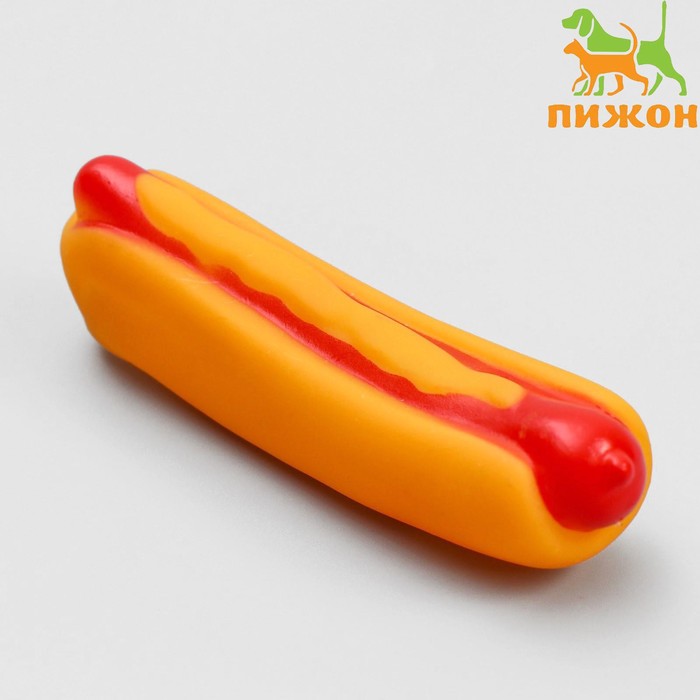 

Игрушка пищащая "Хотдог" для собак, 13,5 см