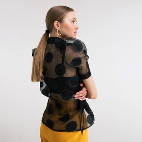 

Рубашка женская MINAKU: Green trend цвет чёрный, р-р 48