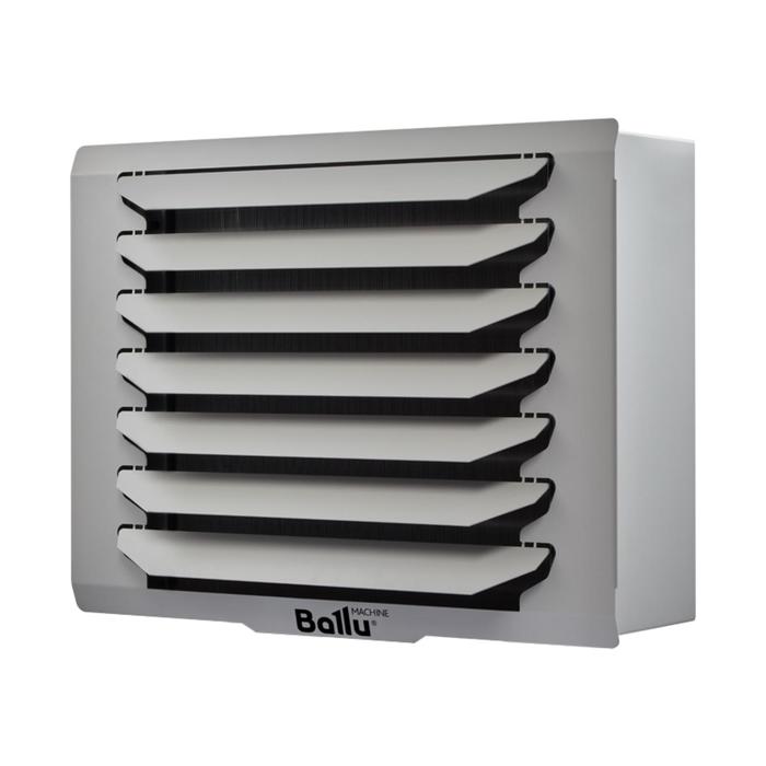 Тепловентилятор Ballu BHP-W4-20-S, водяной, 1600 м3/ч, 3 режима, серый тепловентилятор ballu bhp w3 50 s водяной настенный 59 3 квт 4000 м3 ч черный