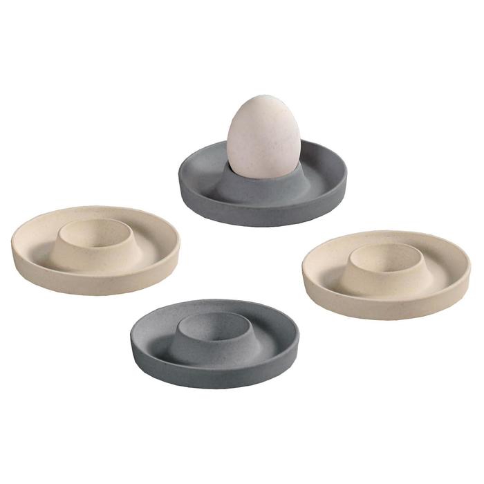 Набор подставок для яиц, 4 шт, 10×2 см набор подставок для яиц le creuset botanique 6 см 4 шт керамика цвет в ассортименте