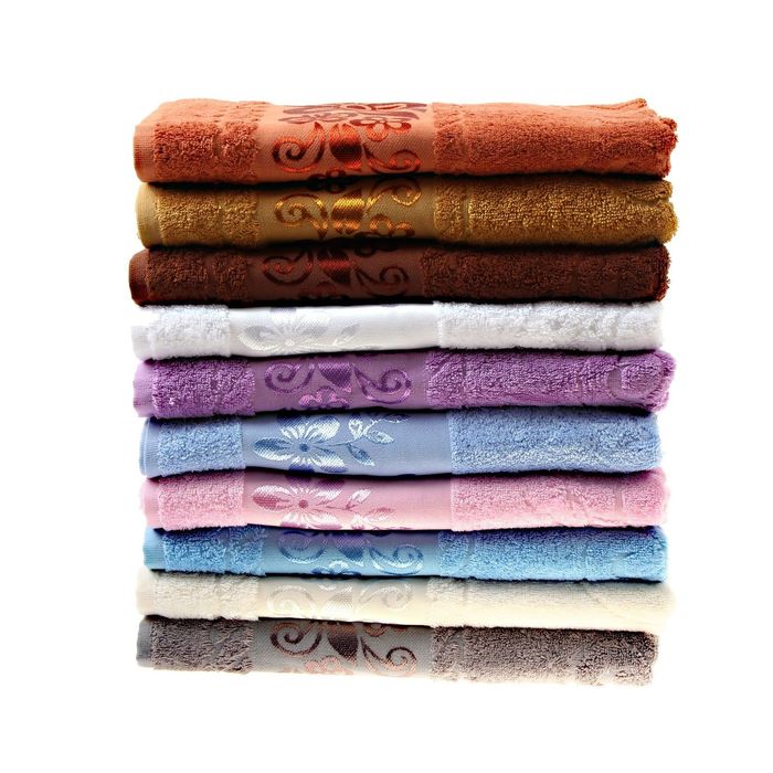 Полотенце махровое Fiesta Verona 70*140 см зеленый 500гр/м, бамбук