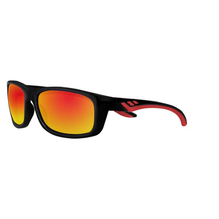 фото Солнцезащитные очки zippo спортивные, унисекс, чёрные, оправа из поликарбоната