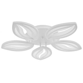 

Люстра с ПДУ 59113/5WT LED 120Вт 3000-6000К диммер белый 55х55х7 см