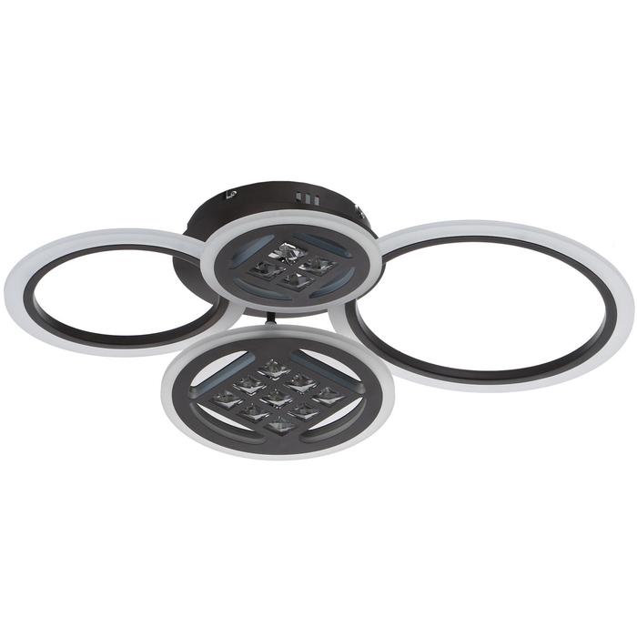 

Люстра с ПДУ 1158/4CF LED 116Вт 3000-6000К диммер кофе 63х45х12 см BayerLux