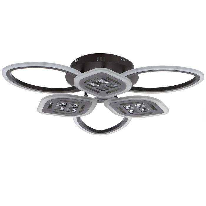 

Люстра с ПДУ 1162/6CF LED 120Вт 3000-6000К диммер кофе 65х45х8 см