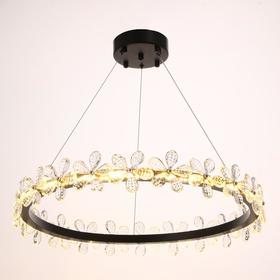 

Люстра 1175/1 LED 44Вт черный d.60 см