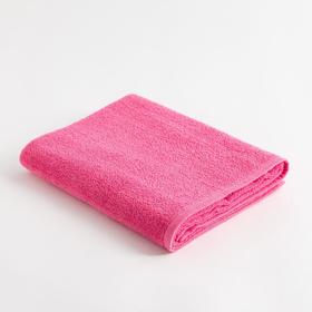 Полотенце махровое Экономь и Я 70х120 см,цв.розовый фламинго,100%хл,260 гр/м2