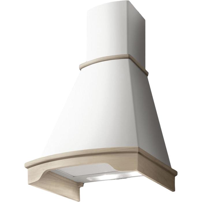 Вытяжка Elica CORALINE WHA60 FRASSINO каминная 990 м3ч 3 скорости 898 см белая 2561300₽