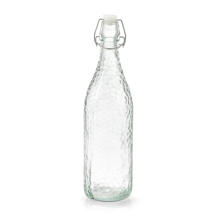 Бутылка с бугельным замком 1000 мл, 8.5×32 см, стекло