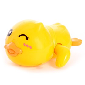 Игрушка заводная водоплавающая «Утёнок», цвета МИКС Ош