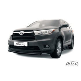 

Защита переднего бампера Arbori d57 радиусная черная TOYOTA HIGHLANDER 2014-