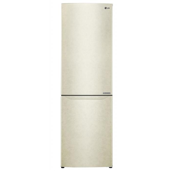 Холодильник LG GA-B419SEJL, двухкамерный, класс А+, 302 л, Total No Frost, бежевый