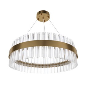 

Люстра 1172/1 LED 75Вт золото 60х60х20 см