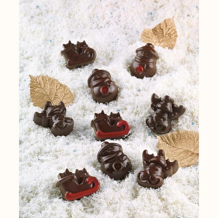 фото Форма для приготовления конфет choco winter, силиконовая silikomart