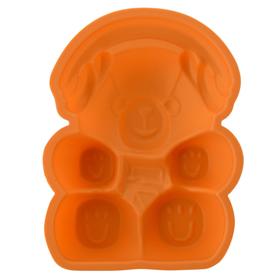 

Форма для приготовления пирожного Teddy bear 12.5×16 см, силиконовая