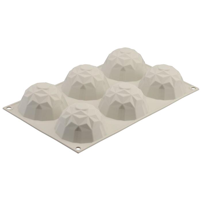 

Форма для приготовления пирожных Mini gemma 18×34 см, силиконовая