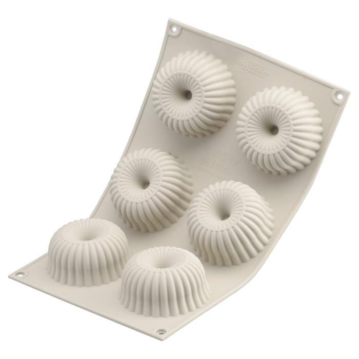 

Форма для приготовления пирожных Mini raggio 18×33.6 см, силиконовая