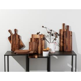 

Доска разделочная 22×14.5 см, акация