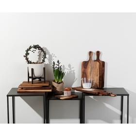 

Доска разделочная 26×18 см, акация