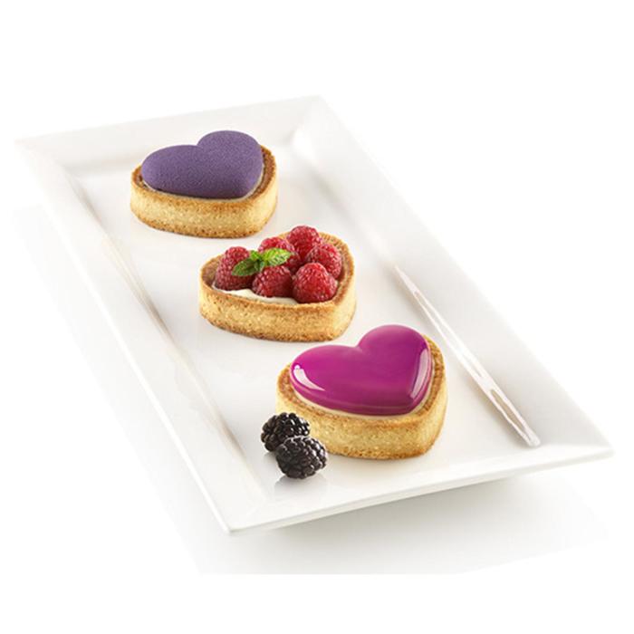 фото Набор для приготовления пирожных mini tarte petit amour, силиконовая silikomart