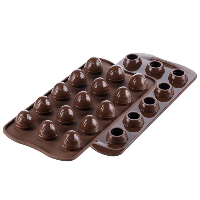 форма для приготовления конфет bakery 19 5х12 6 см силикон Форма для приготовления конфет Choco drop, силиконовая