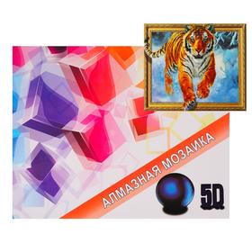 

Алмазная мозаика с подрамником, полное заполнение «Тигр» 40×50 см