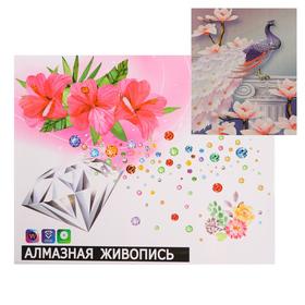

Алмазная мозаика с подрамником, полное заполнение «Царский павлин» 40×50 см