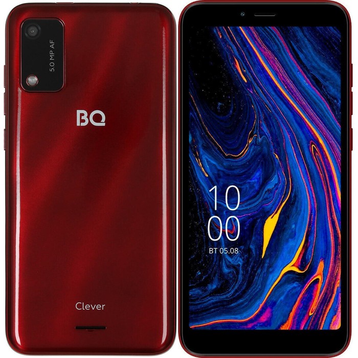 

Смартфон BQ-5745L Clever, 5.7", IPS, 1Гб, 32Гб, 5 Мп, 2700 мАч, красный