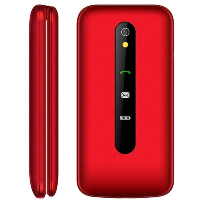 

Сотовый телефон TEXET TM-408, 2.8", 2sim, 1000 мАч, красный